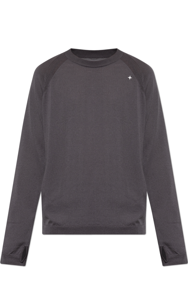 Stone Island Sweter z logo