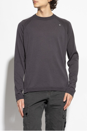 Stone Island Sweter z logo