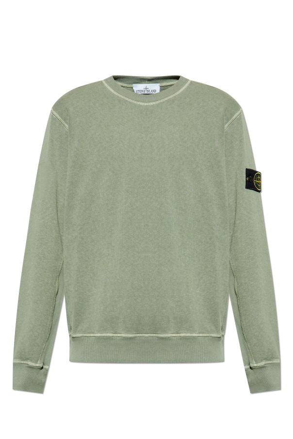 Sweatshirt with detachable patch od Stone Island