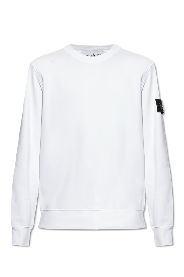 Sweatshirt with logo patch od Stone Island
