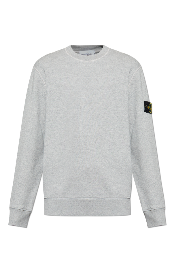 Sweatshirt with detachable patch od Stone Island