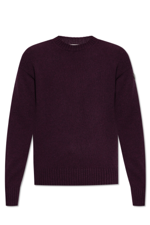 Wollpullover mit Rundhalsausschnitt