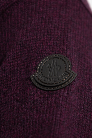 Moncler Jersey de lana con cuello redondo