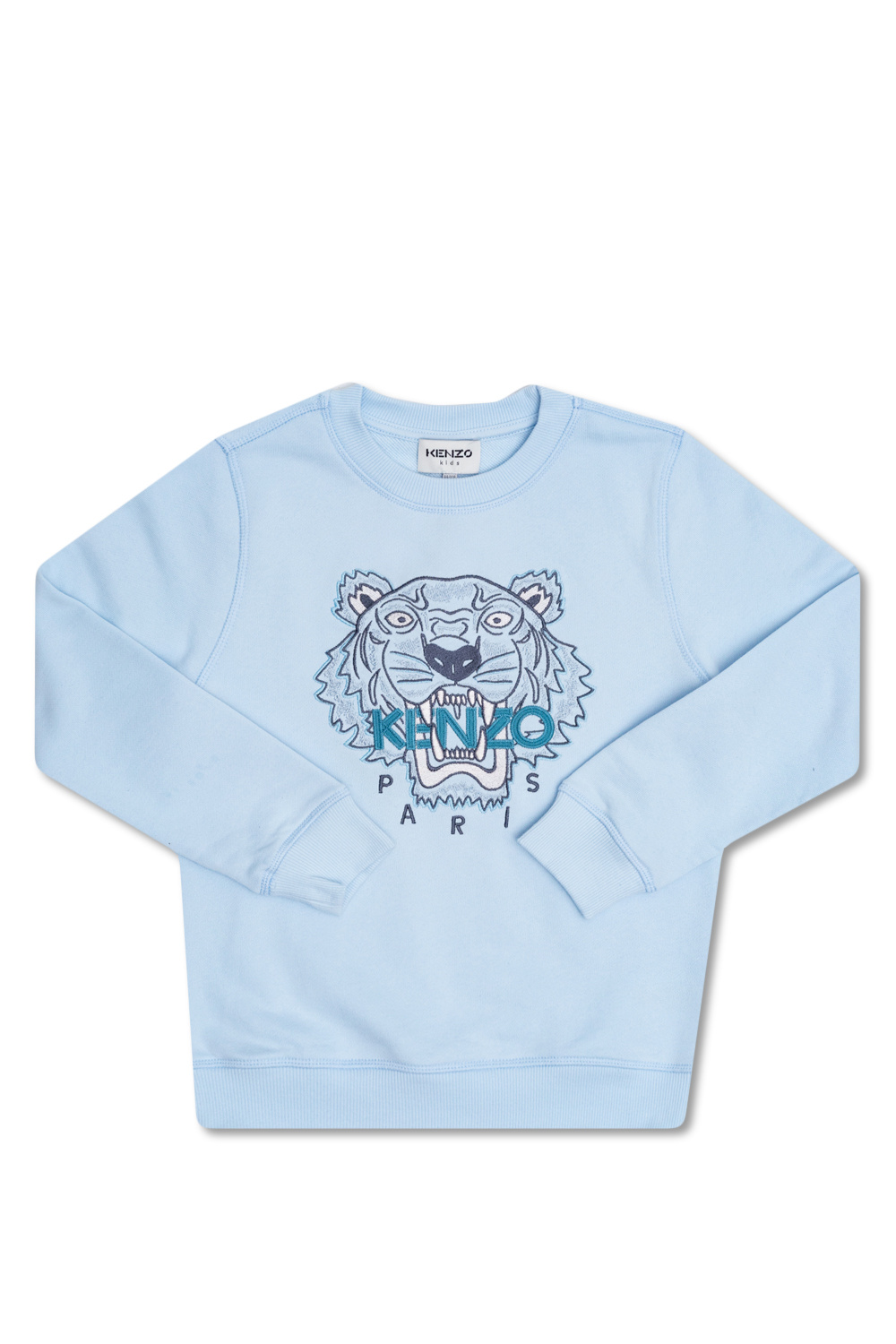Kenzo Kids drawstring sweatshirt with tiger motif