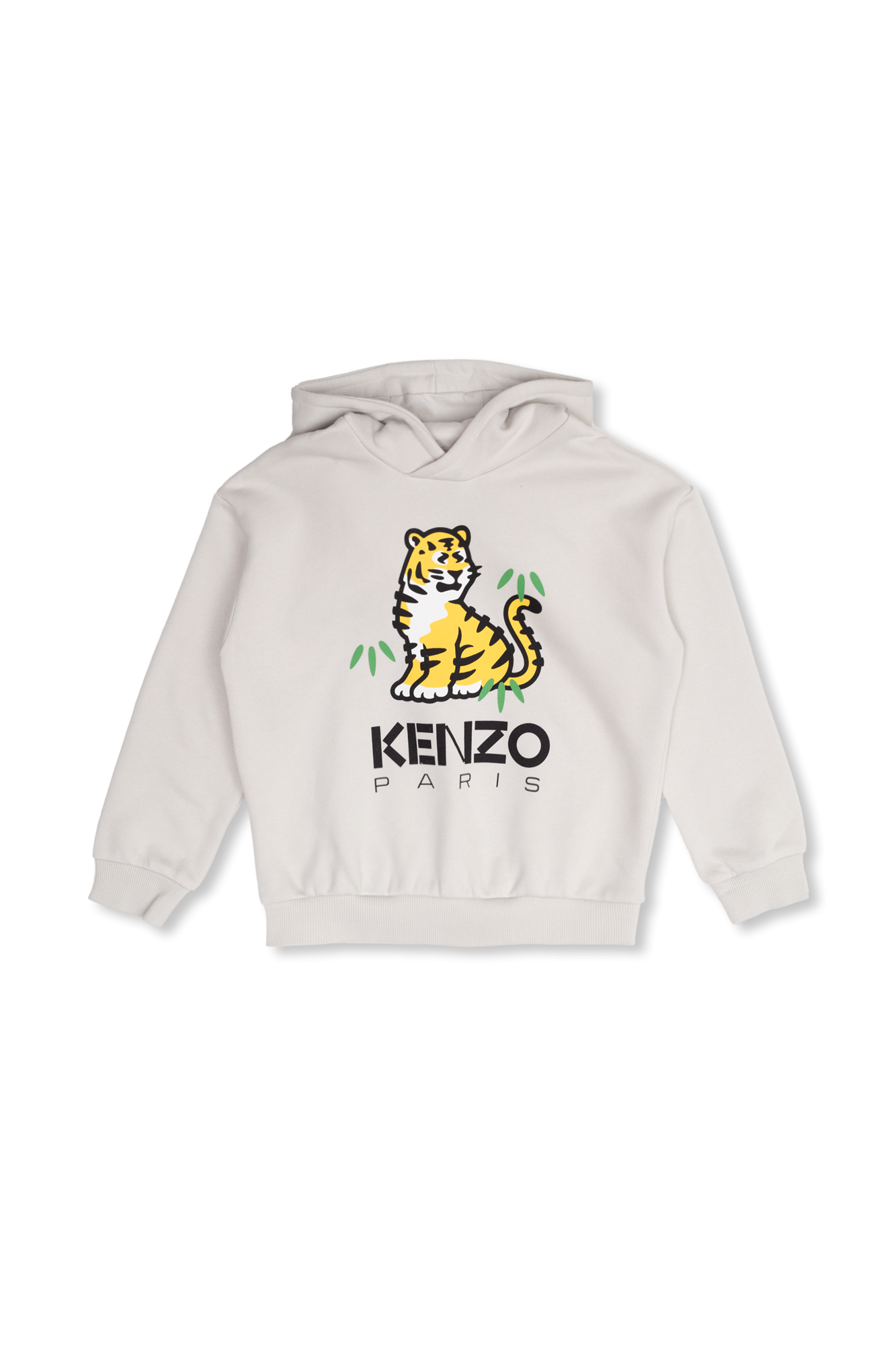 Kenzo Kids Hoodie with tiger motif