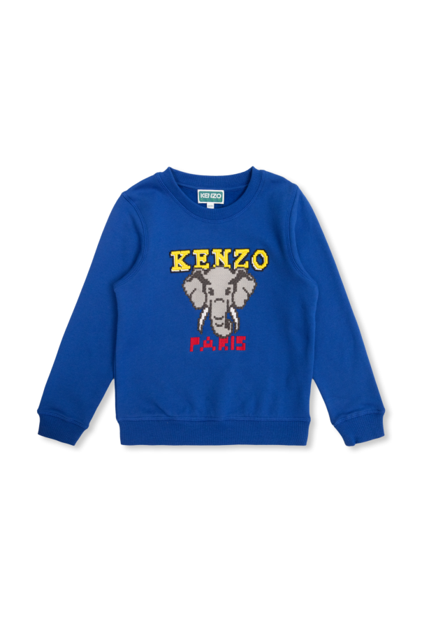 Kenzo Kids Dolce & Gabbana Majolica-print hoodie