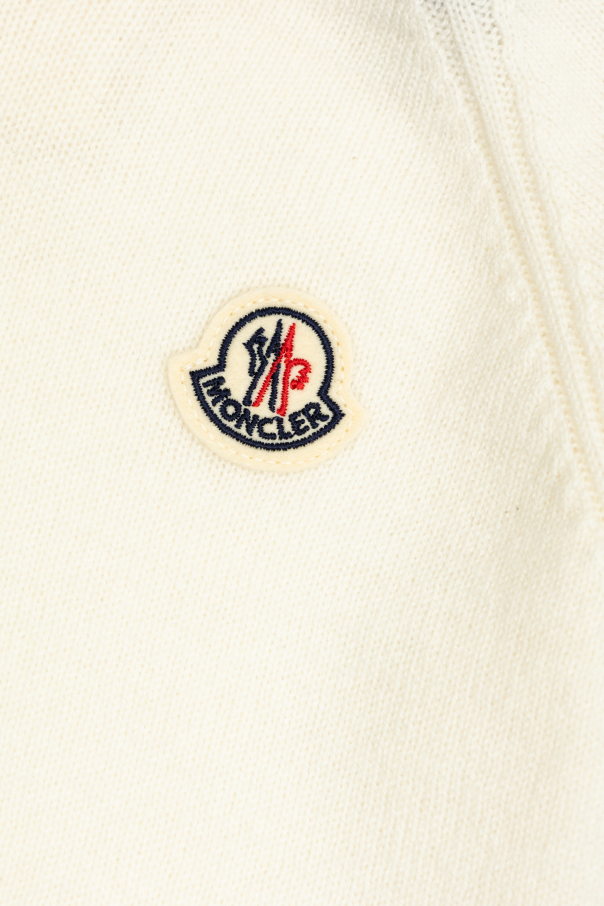 Moncler Enfant Suéter de cachemir con parche de logo