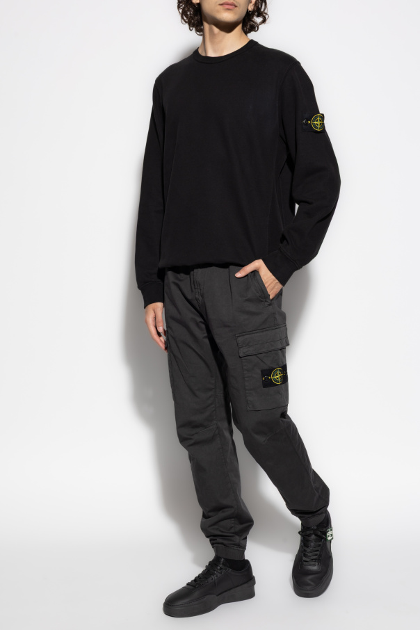 Stone Island Sweatshirt mit Logo