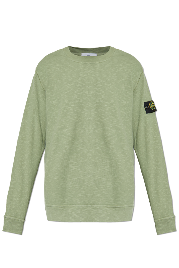 Sweatshirt with logo patch od Stone Island
