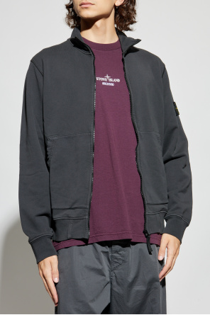Stone Island Sweatshirt with a stand-up collar