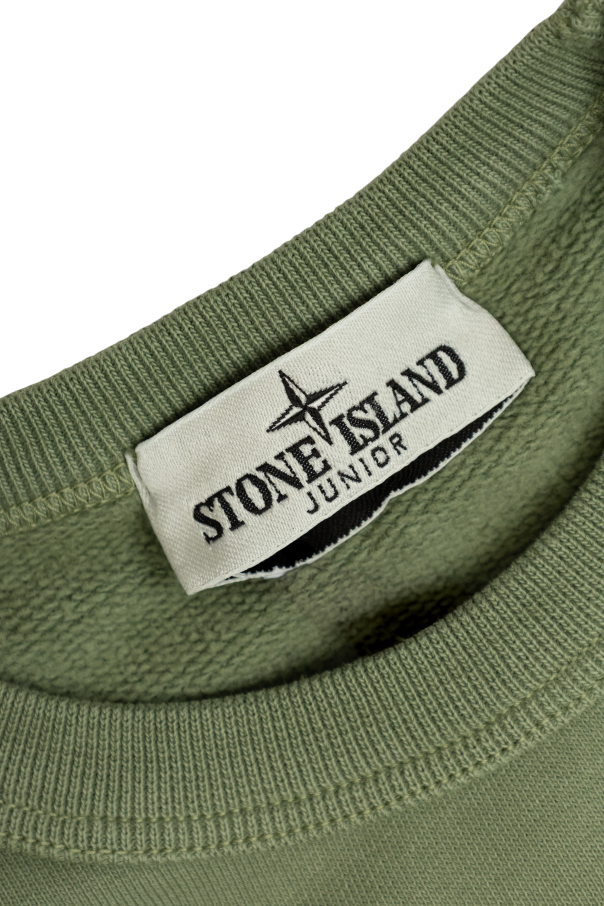 Stone Island Junior Sweatshirt mit Logo