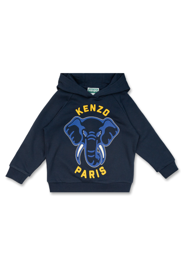 Patched hoodie od Kenzo Kids