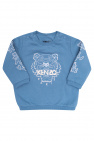 Kenzo Kids The Midnight Navy Jordan Flight Fleece Crew Sweatshirt is