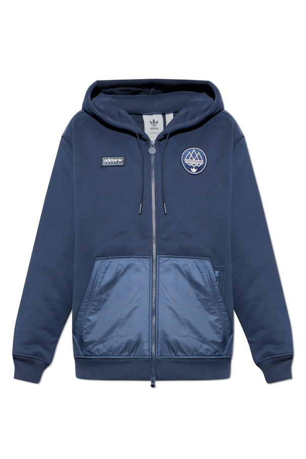 Sweatshirt with logo patch od ADIDAS Originals