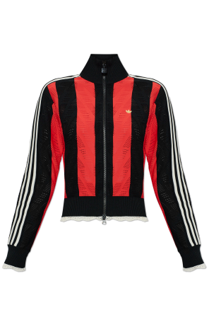Cardigan with logo applique