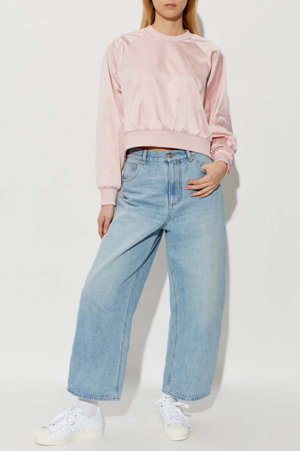 ADIDAS Originals Loose-fit satin blouse