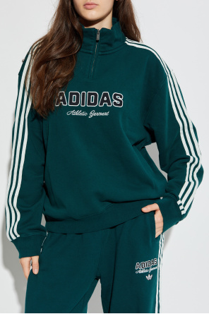 ADIDAS Originals Cotton sweatshirt with stand-up collar