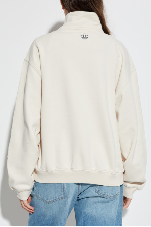ADIDAS Originals Cotton sweatshirt with stand-up collar