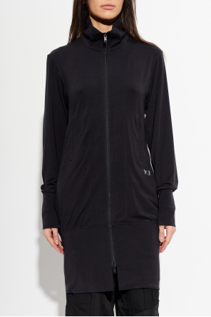 Y-3 Langer Pullover mit Stehkragen