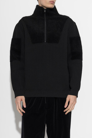 Y-3 Sweter z łączonych materiałów