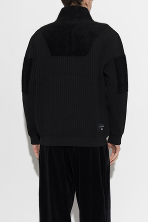 Y-3 Sweter z łączonych materiałów