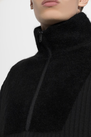 Y-3 Sweter z łączonych materiałów