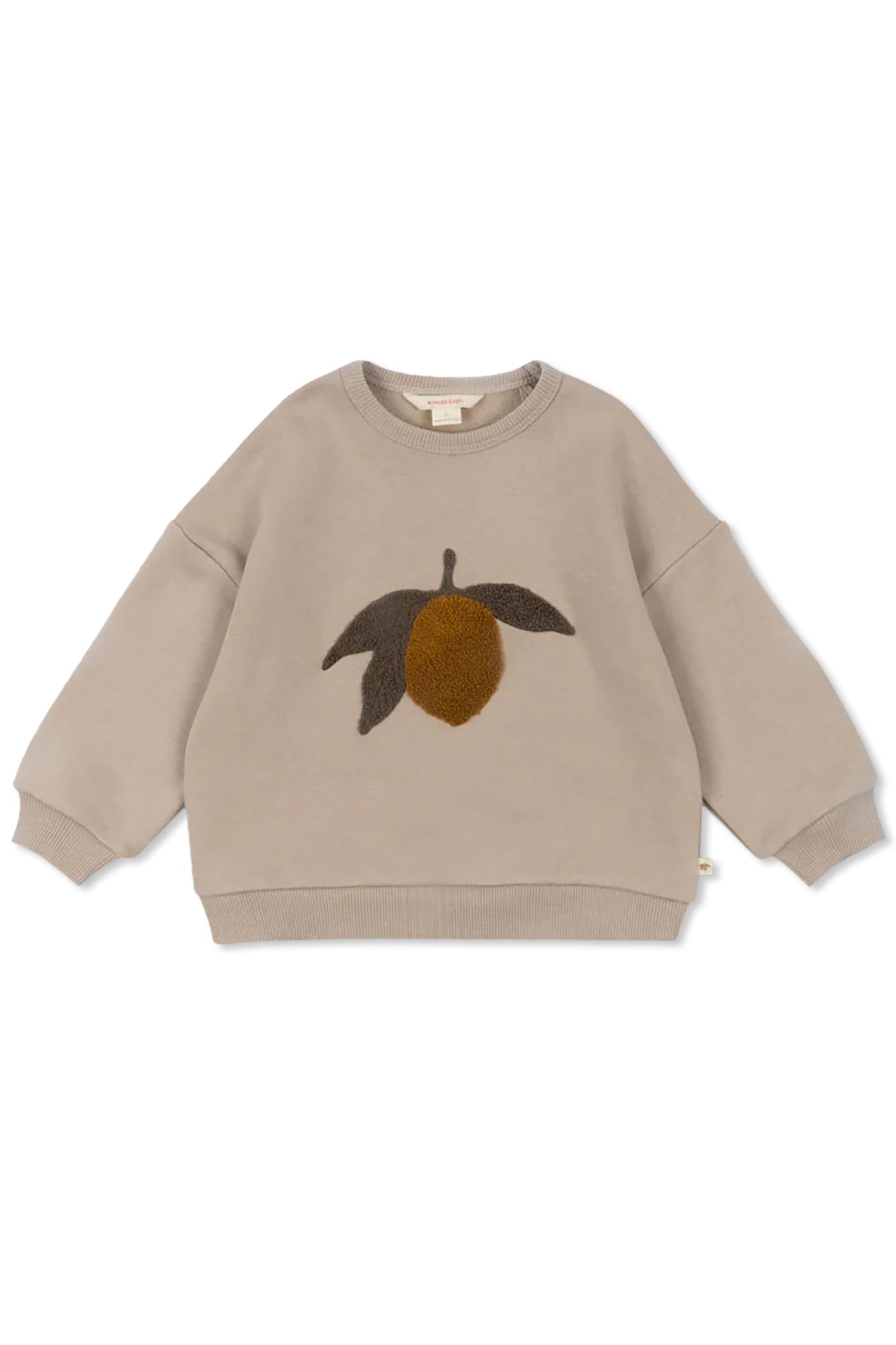 Konges Sløjd Sweatshirt with fur patch