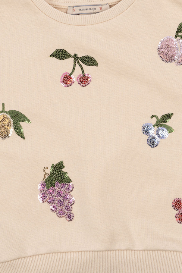 Konges Sløjd Sweatshirt mit Aufnäher