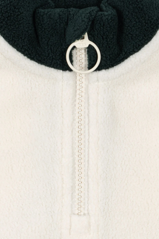 Konges Sløjd Polo ‘Tavi Half Zip’ de lã polar para rapaz
