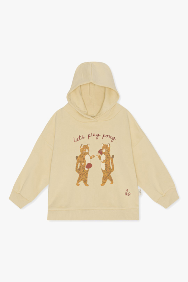Konges Sløjd Printed cashmere hoodie