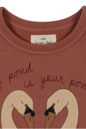 Konges Sløjd Sweatshirt with swan print