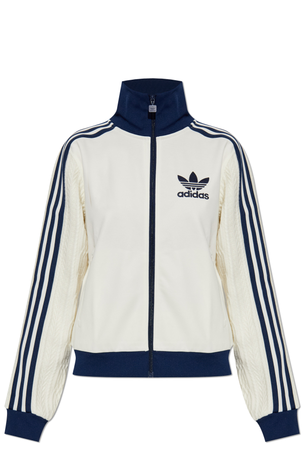 Sweatshirt with sleeves featuring a decorative knit pattern od ADIDAS Originals