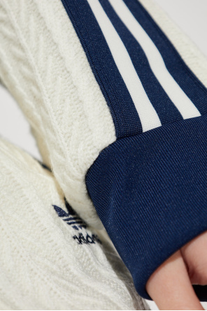 ADIDAS Originals Sweatshirt mit Ärmeln im dekorativen Strickmuster