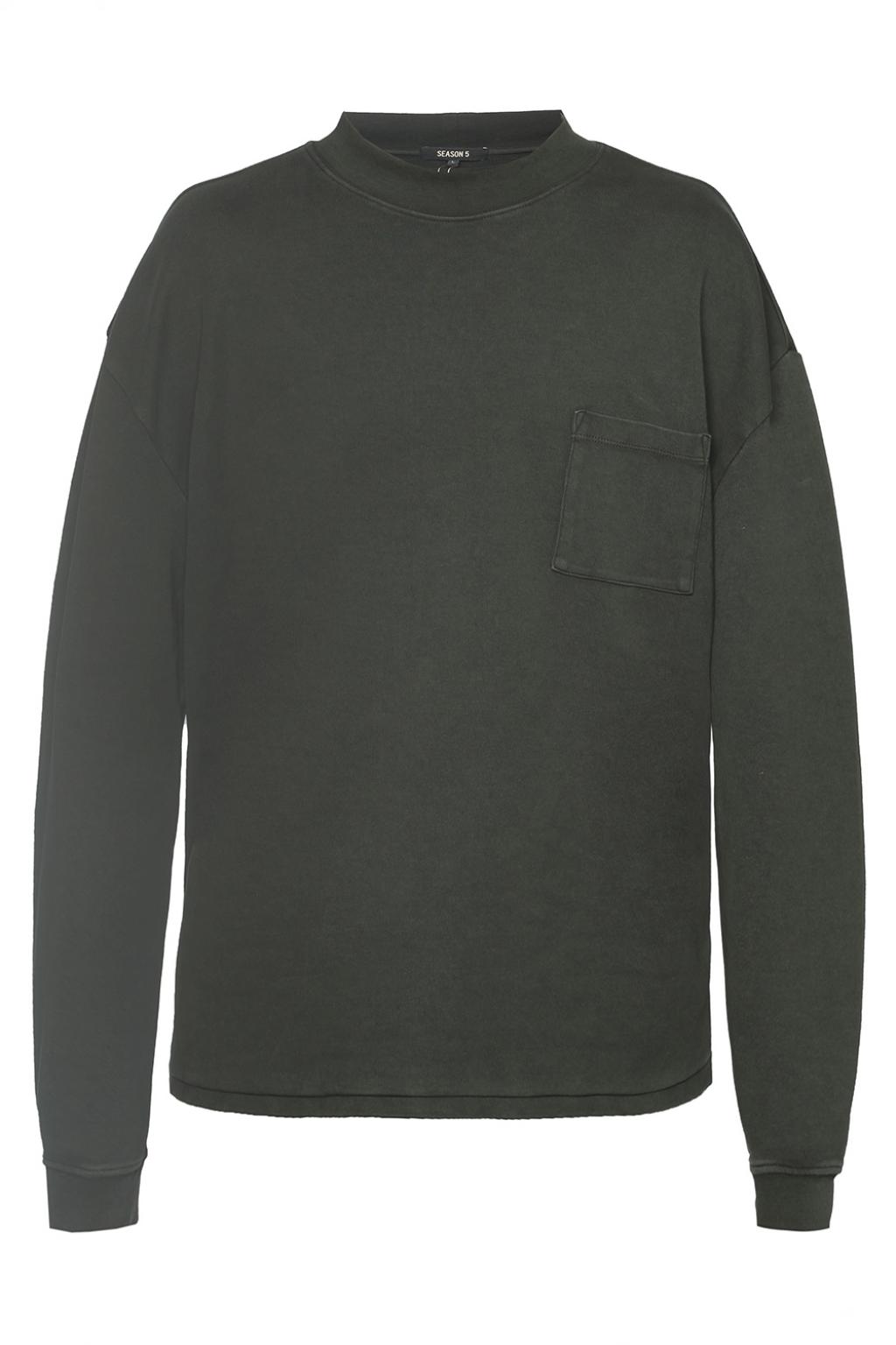 yeezy mock neck sweatshirt