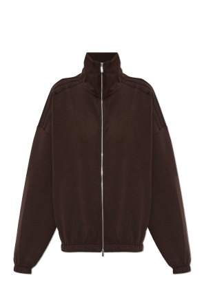 Sweatshirt with a stand-up collar