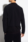 Theory Emporio Armani logo-appliqu crew-neck sweatshirt