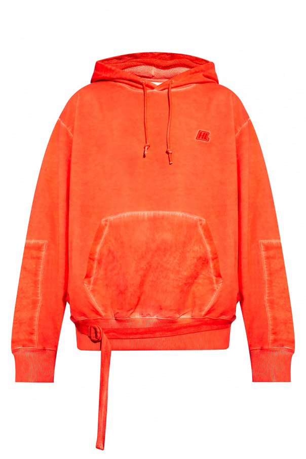 Helmut Lang Logo-embroidered hoodie