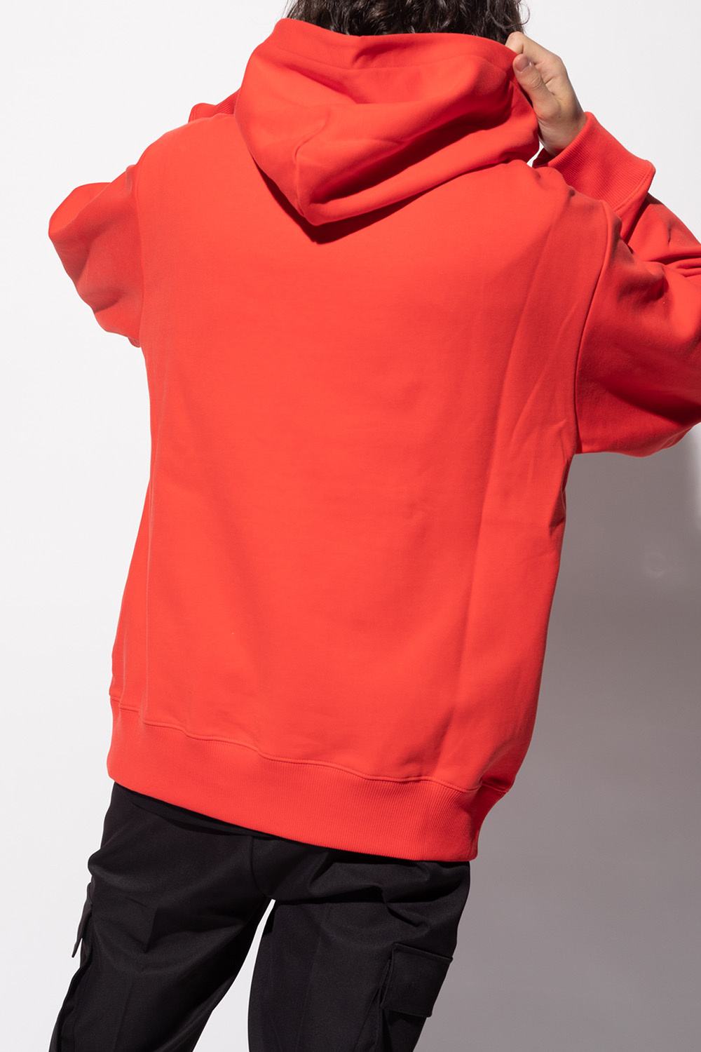 helmut lang red zip up