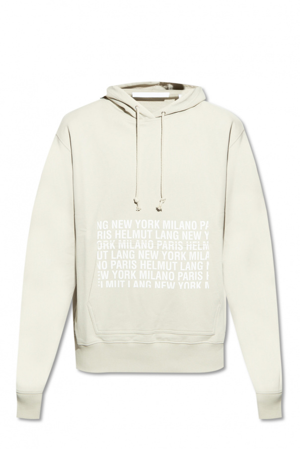 Helmut Lang KNIT hoodie with logo