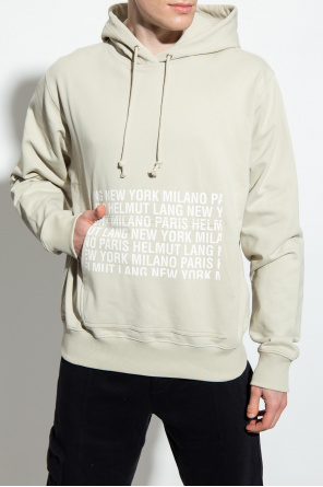 Helmut Lang KNIT hoodie with logo