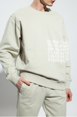 Helmut Lang Printed college sweatshirt