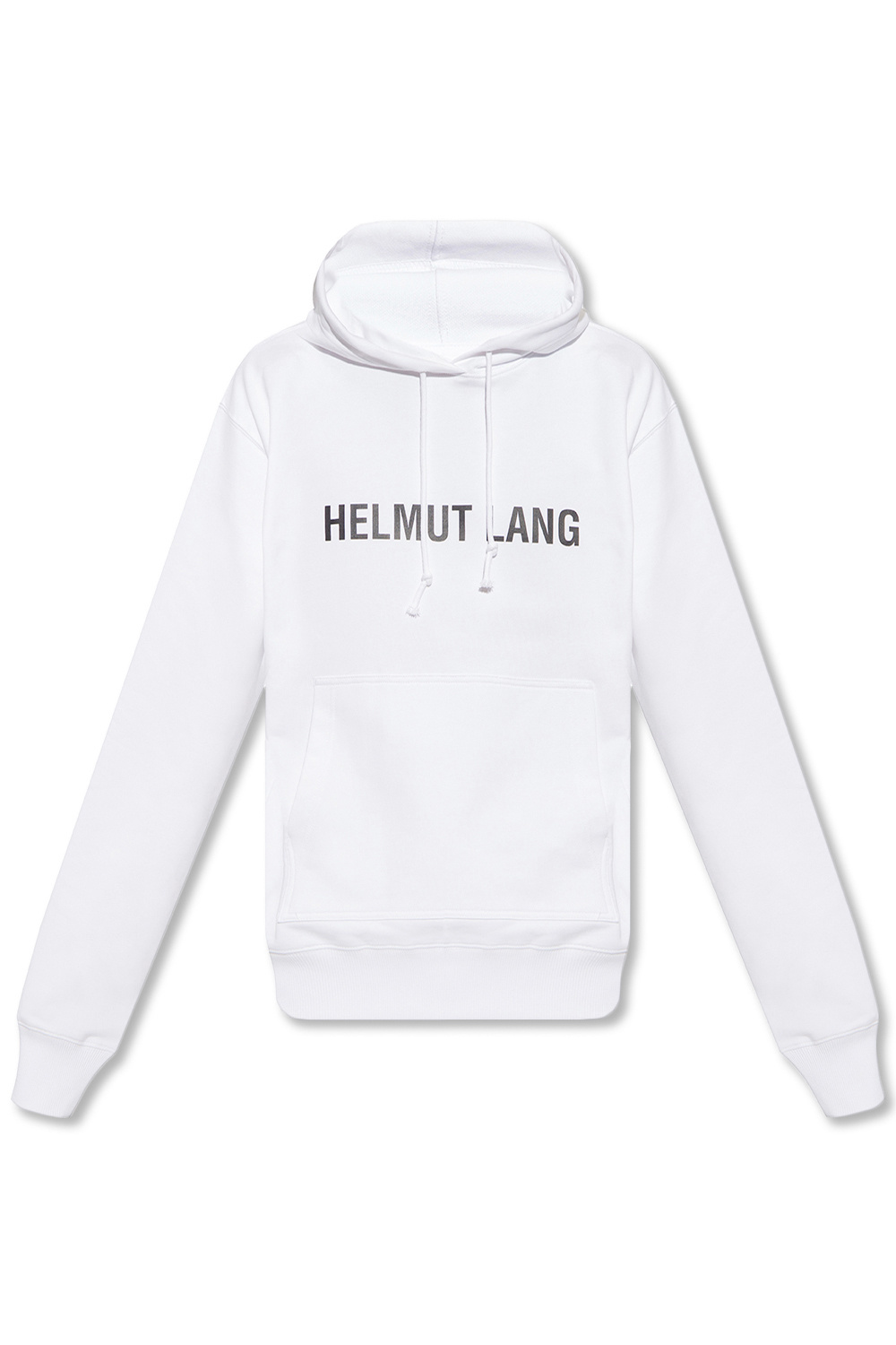IetpShops Italy - White fit Hoodie with logo Helmut Lang - piqué band  collar shirt