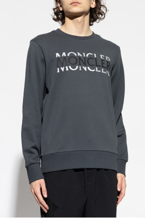 Moncler Sudadera con el logo estampado