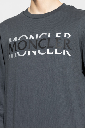 Moncler Sudadera con el logo estampado