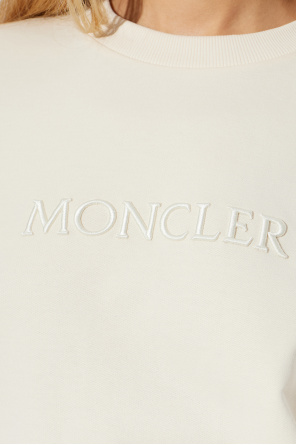 Moncler Sweatshirt mit aufgesticktem Logo