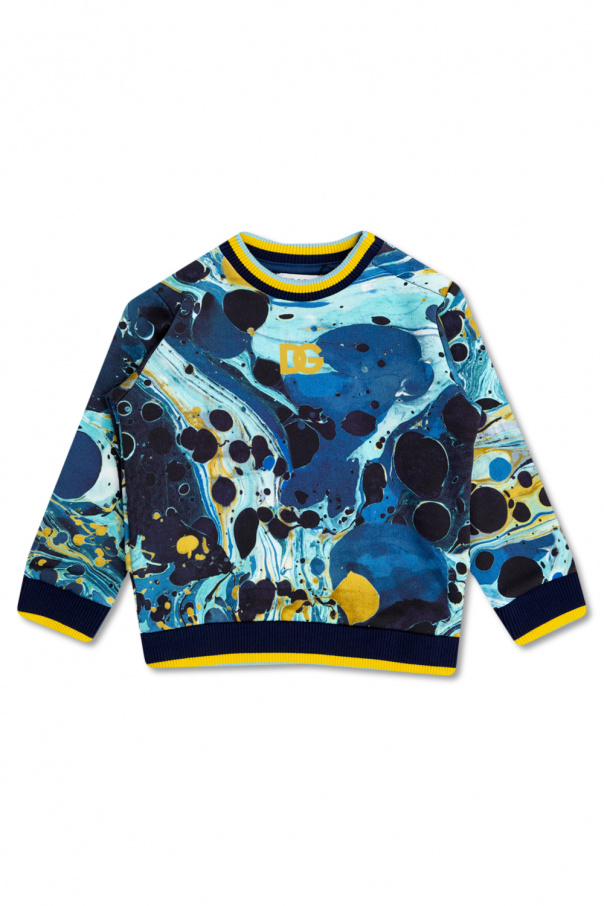 dolce Portofino & Gabbana Kids Patterned sweatshirt