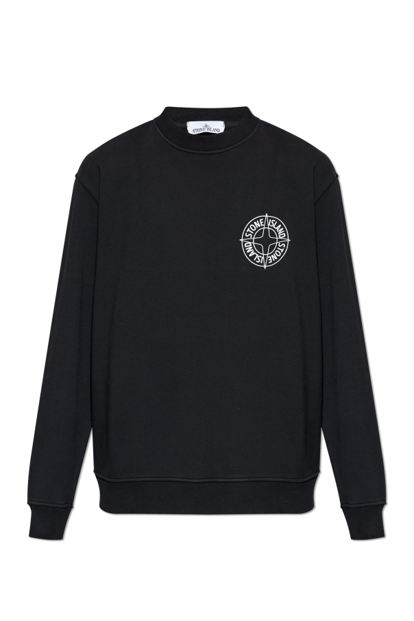 Sweatshirt with printed logo od Stone Island
