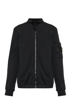 Stand-up collar sweatshirt