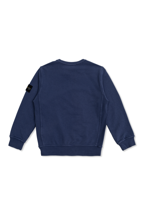 Stone Island Junior Sweatshirt with logo patch