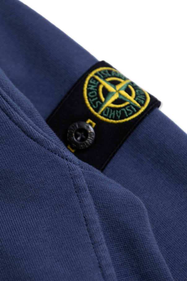 Stone Island Junior Sweatshirt with logo patch
